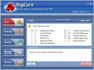 1st RegCure screenshot